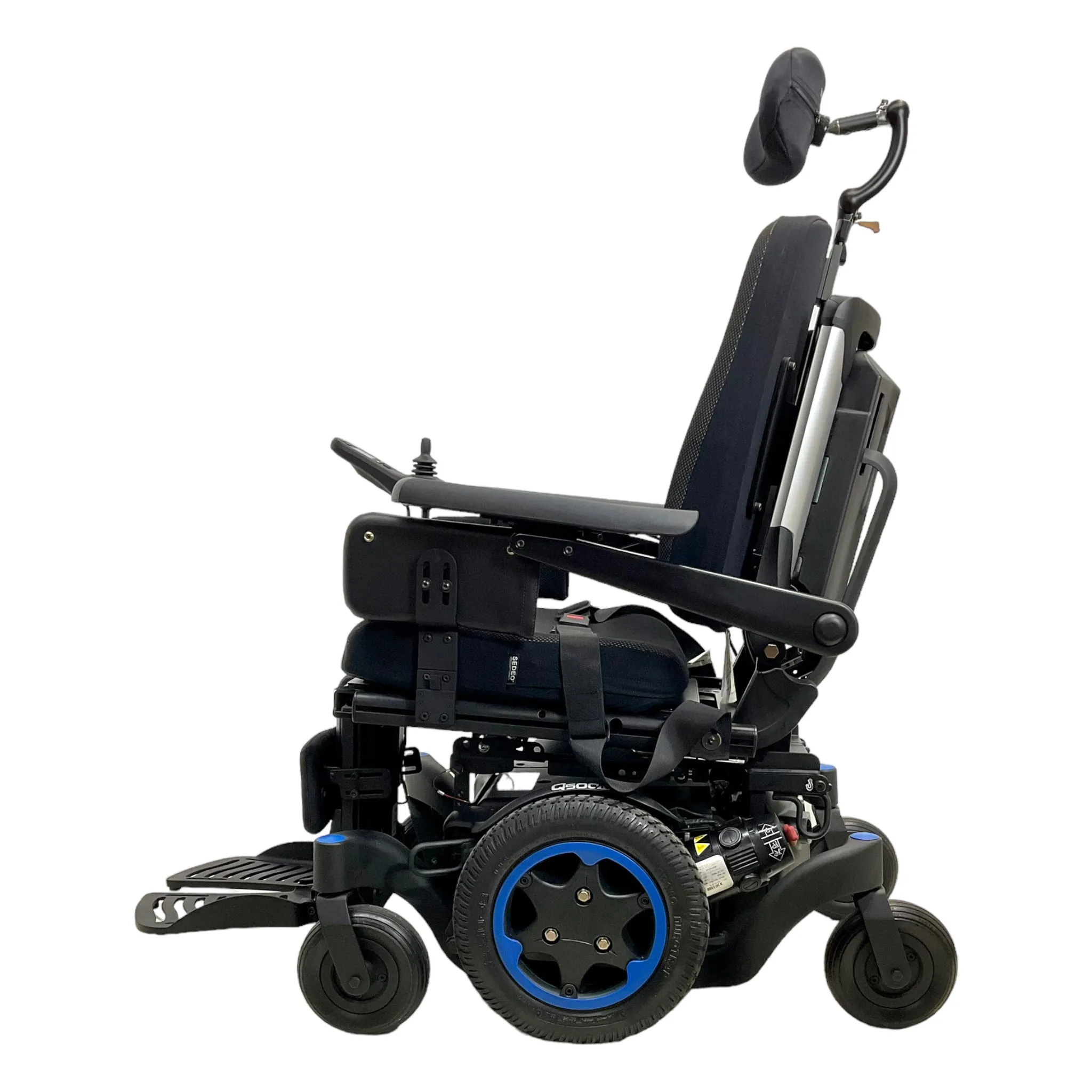 2020 Sunrise Medical Quickie Q500 M Power Chair | 17 x 18 inch Seat | Recline, Power Extending Legs