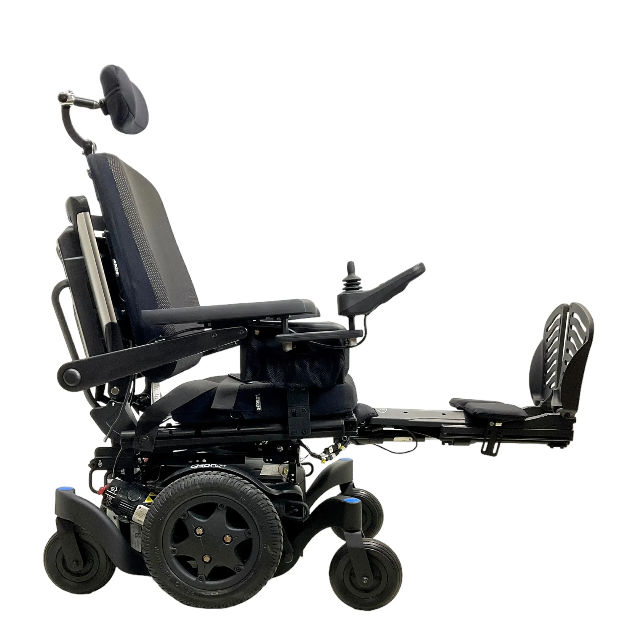 2020 Sunrise Medical Quickie Q500 M Power Chair | 17 x 18 inch Seat | Recline, Power Extending Legs