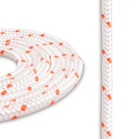 3/16" Starter Cord-White/Orange