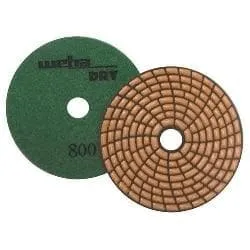 7 Step Spiral Dry Diamond Polishing Pads