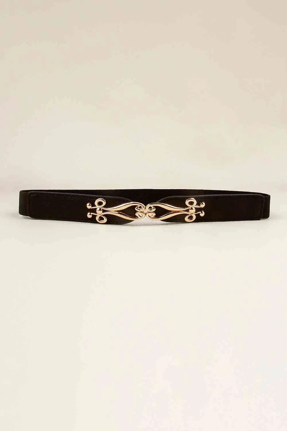 Alloy Buckle Elastic Belt