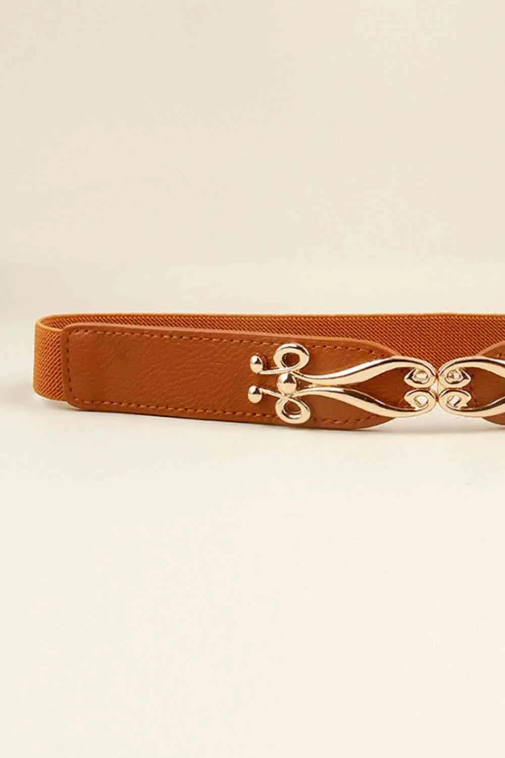 Alloy Buckle Elastic Belt