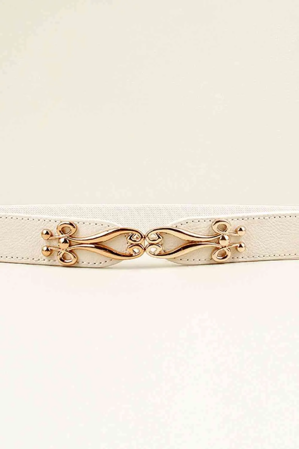 Alloy Buckle Elastic Belt