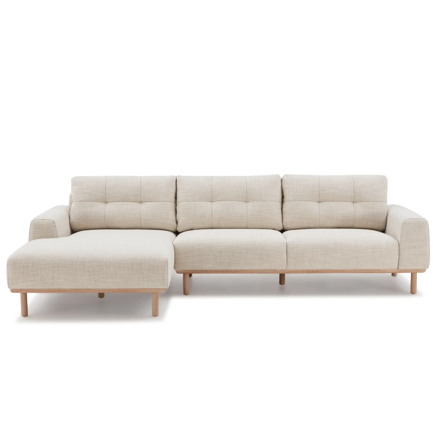 Annex 118" Link Natural Chaise Sectional