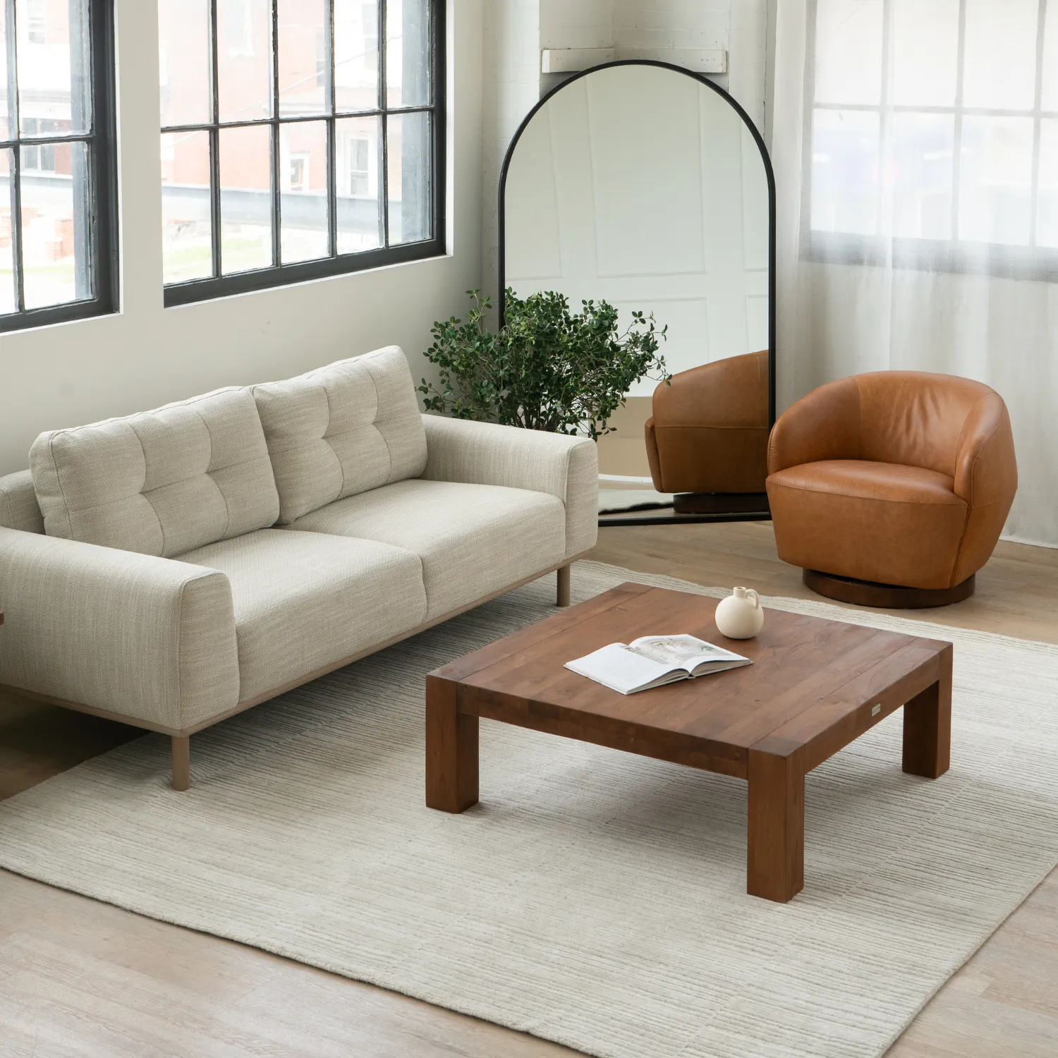 Annex 84" Link Natural Condo Sofa