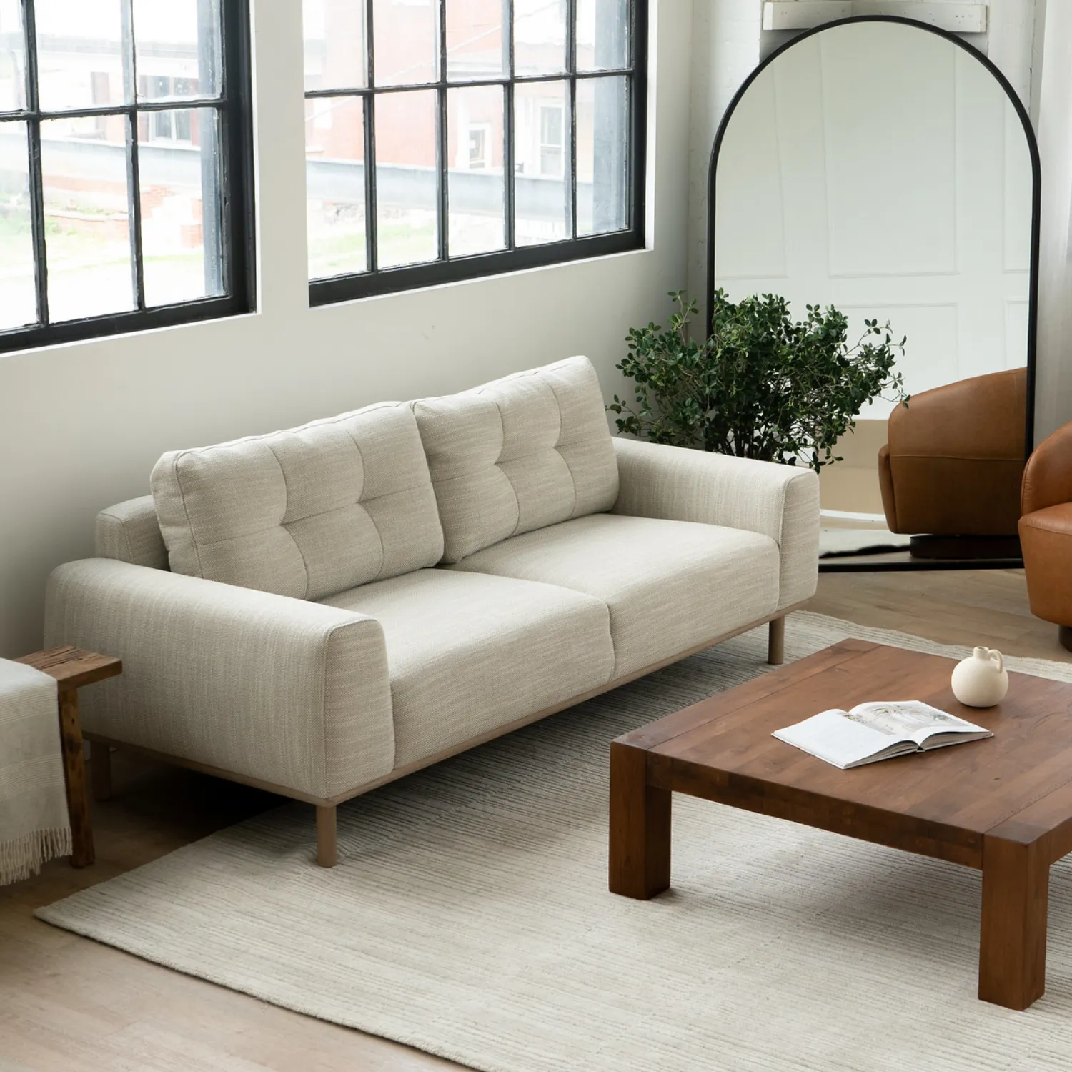 Annex 84" Link Natural Condo Sofa