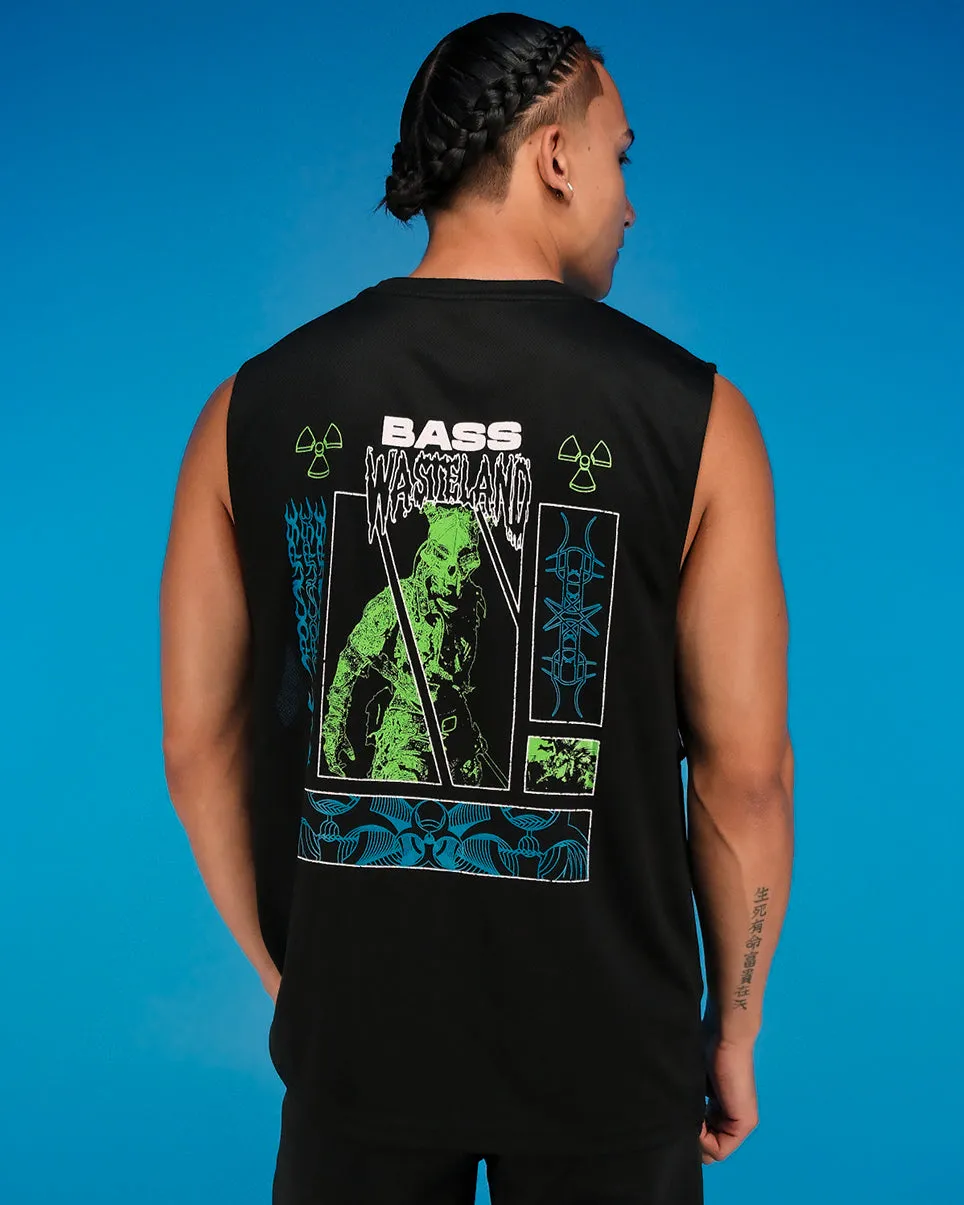 Bass Wasteland Dystopia Muscle Tee