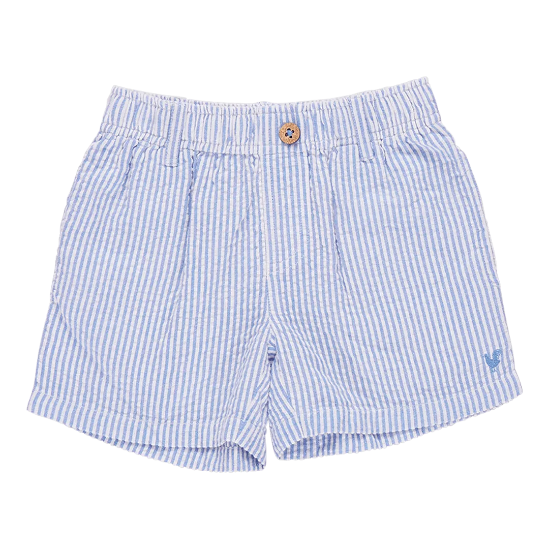 Boys Jackson Short - Blue Seersucker