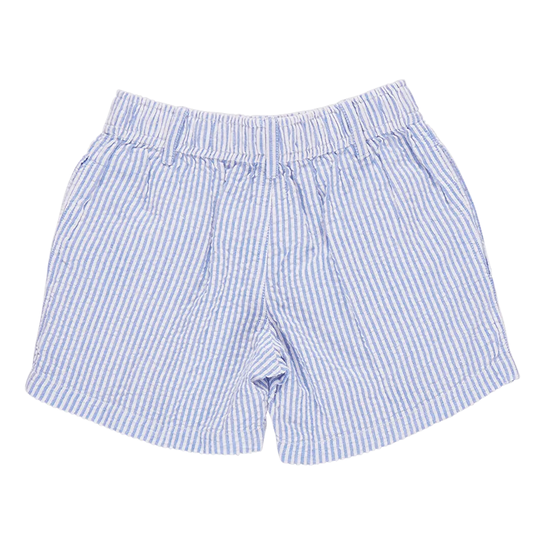 Boys Jackson Short - Blue Seersucker