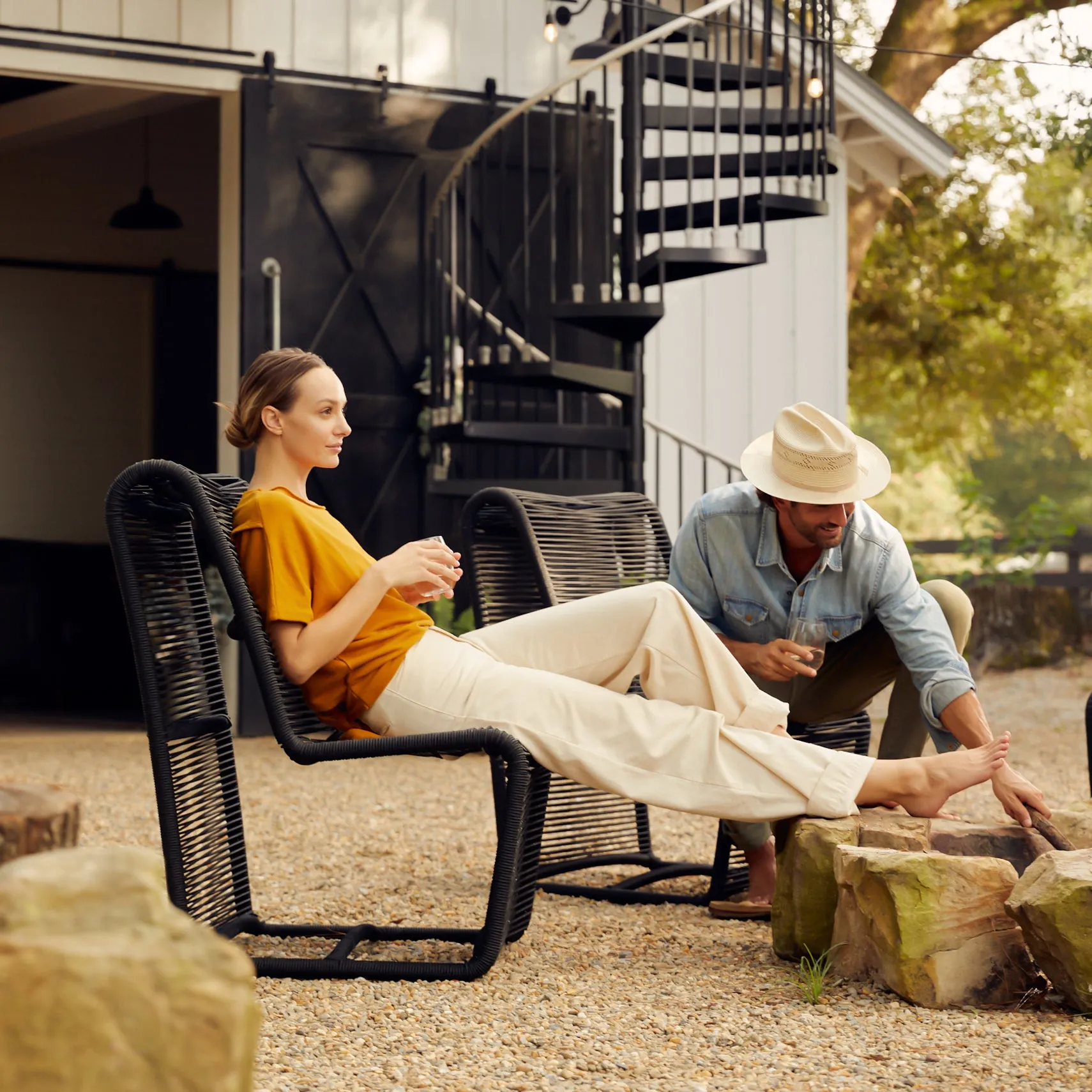 Breeze Armless Club Chair