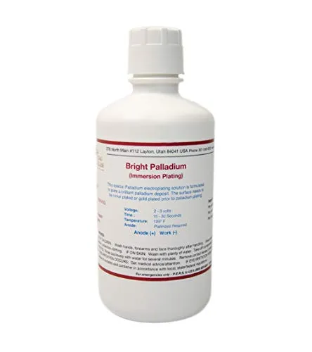 Bright Palladium - Electroplating Solution (16oz)