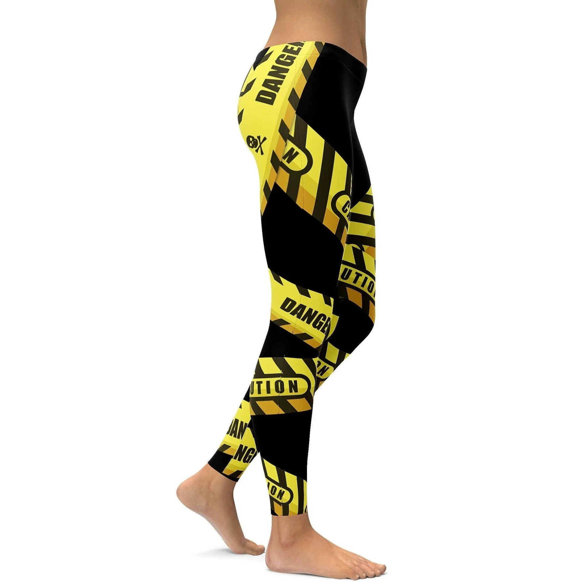 Caution Tape Leggings