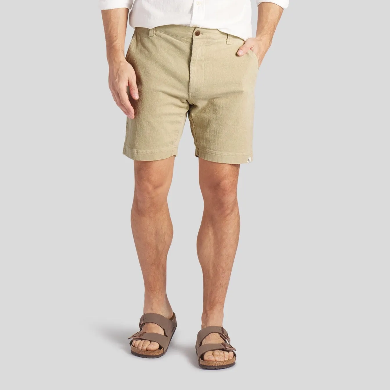 Corduroy Trail Short 8" - Curry