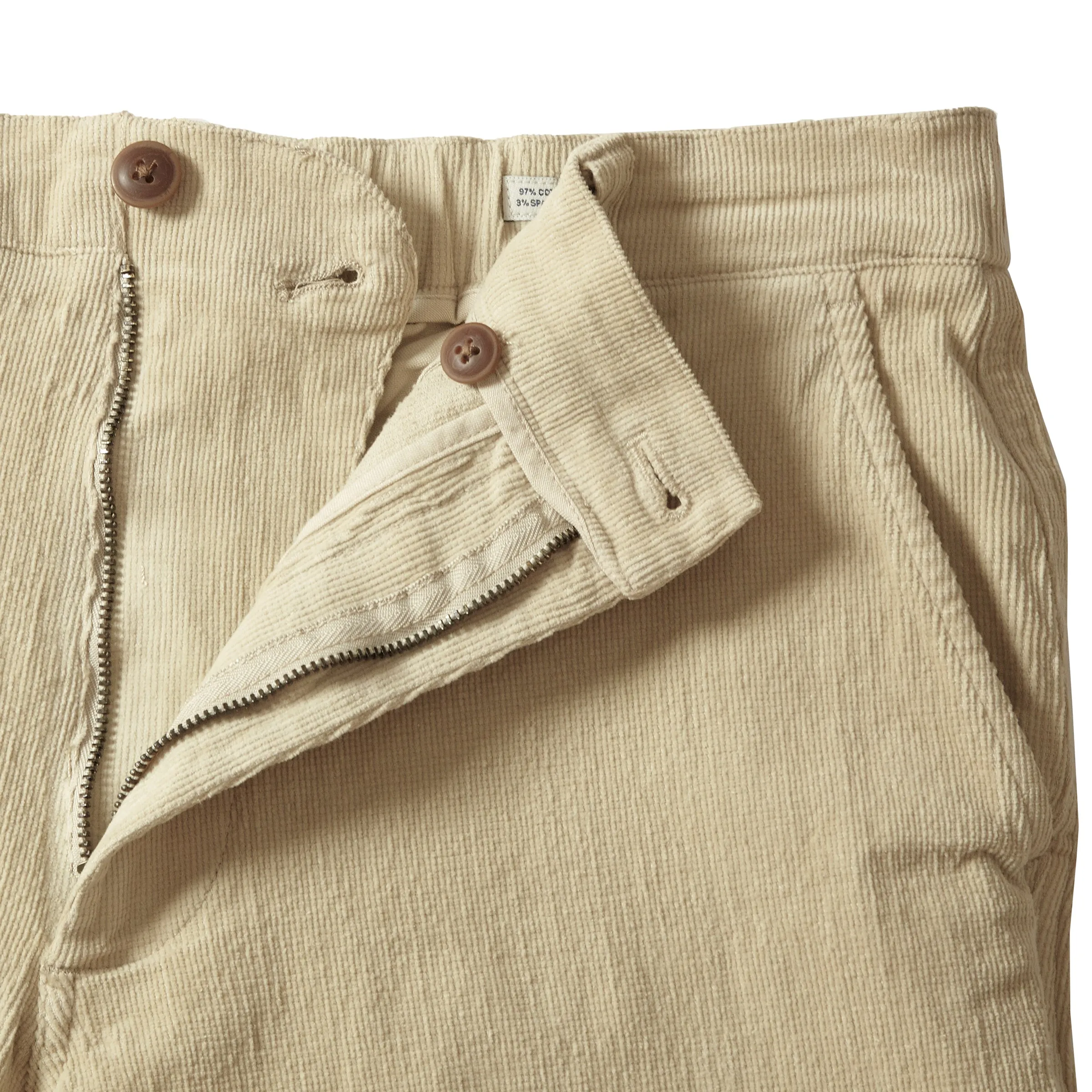 Corduroy Trail Short 8" - Curry