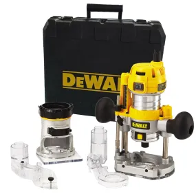 DeWalt D26204K 1/4in Premium Plunge & Fixed Base Combi Router 240V