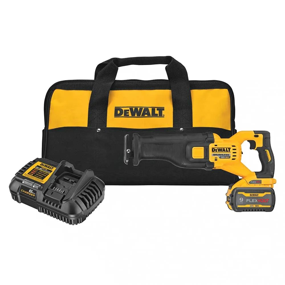 DeWALT DCS389X1 60V MAX FLEXVOLT Brushless Reciprocating Saw Kit