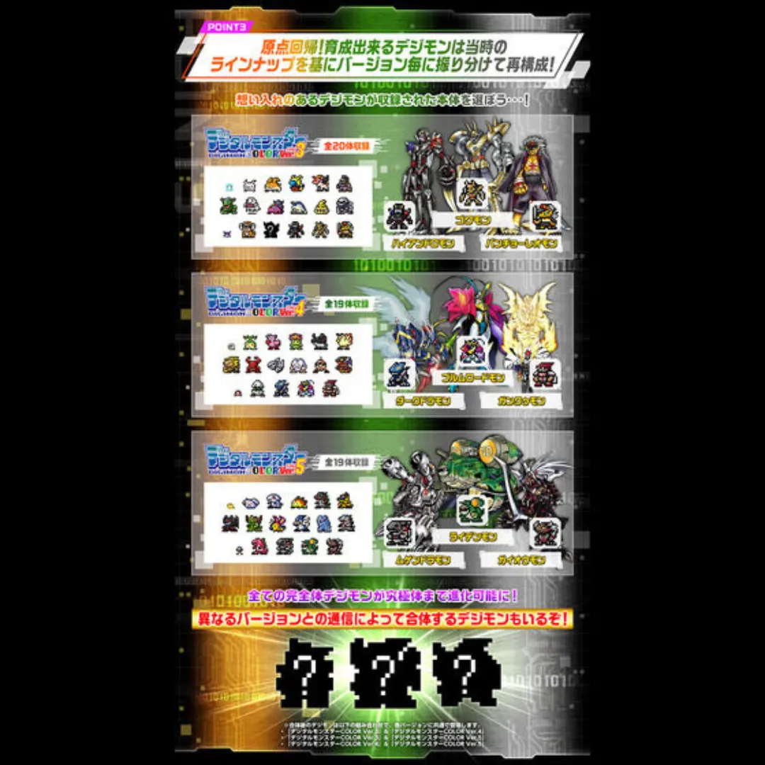 Digimon COLOR Vpet (Ver.3 Original Purple / Ver.4 Original Clear Red / Ver.5 Original Clear Green) [INSTOCK]