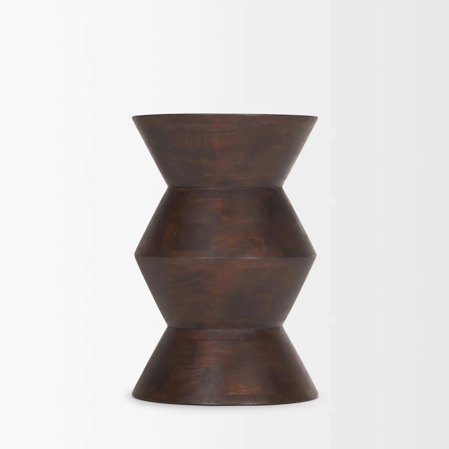 Drummond Geo Espresso Wood Side Table