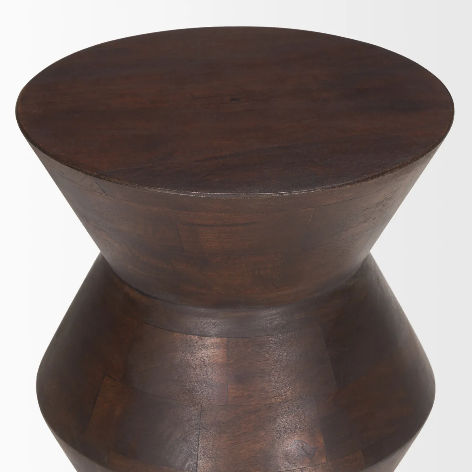 Drummond Geo Espresso Wood Side Table