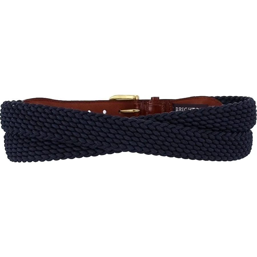 Elastic Cord Croco Tab Taper Belt