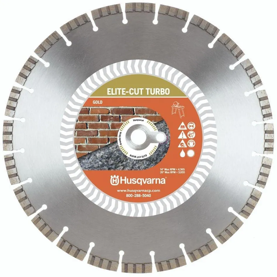 Elite-Cut Masonry / Refractory Series Husqvarna Diamond Blade