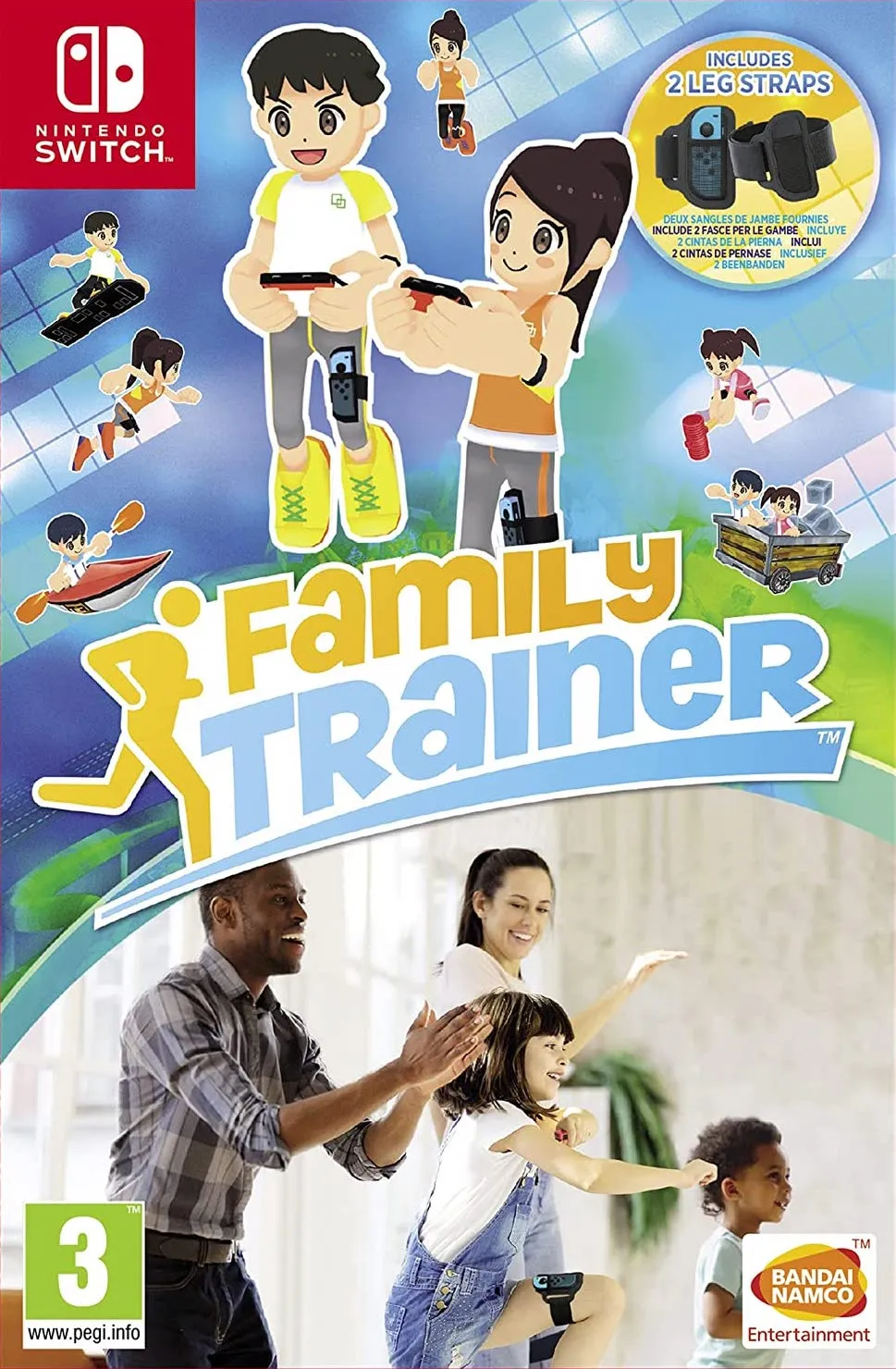 Family Trainer - Includes Leg Straps - Nintendo Switch