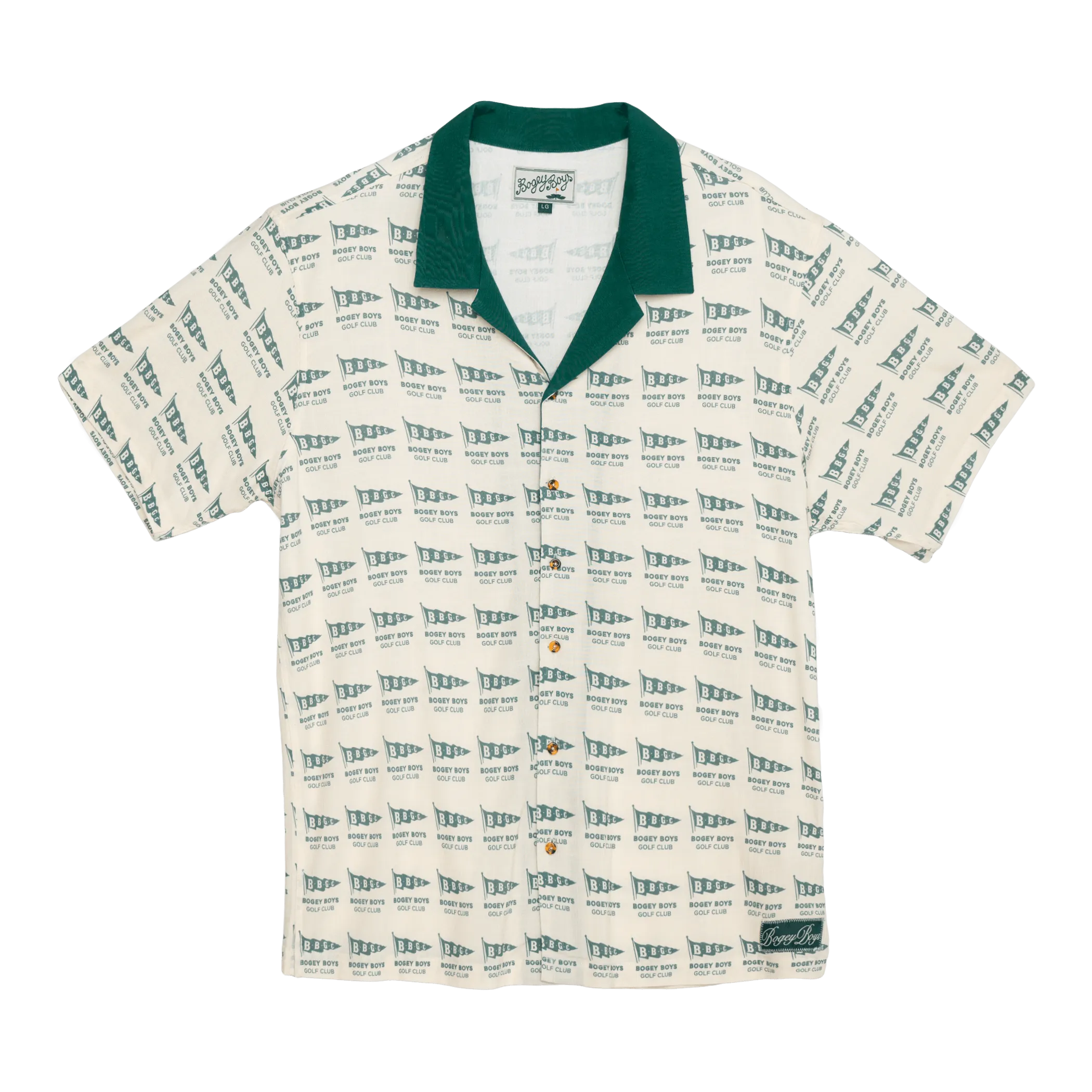 Fly The Flag Button Up - Green