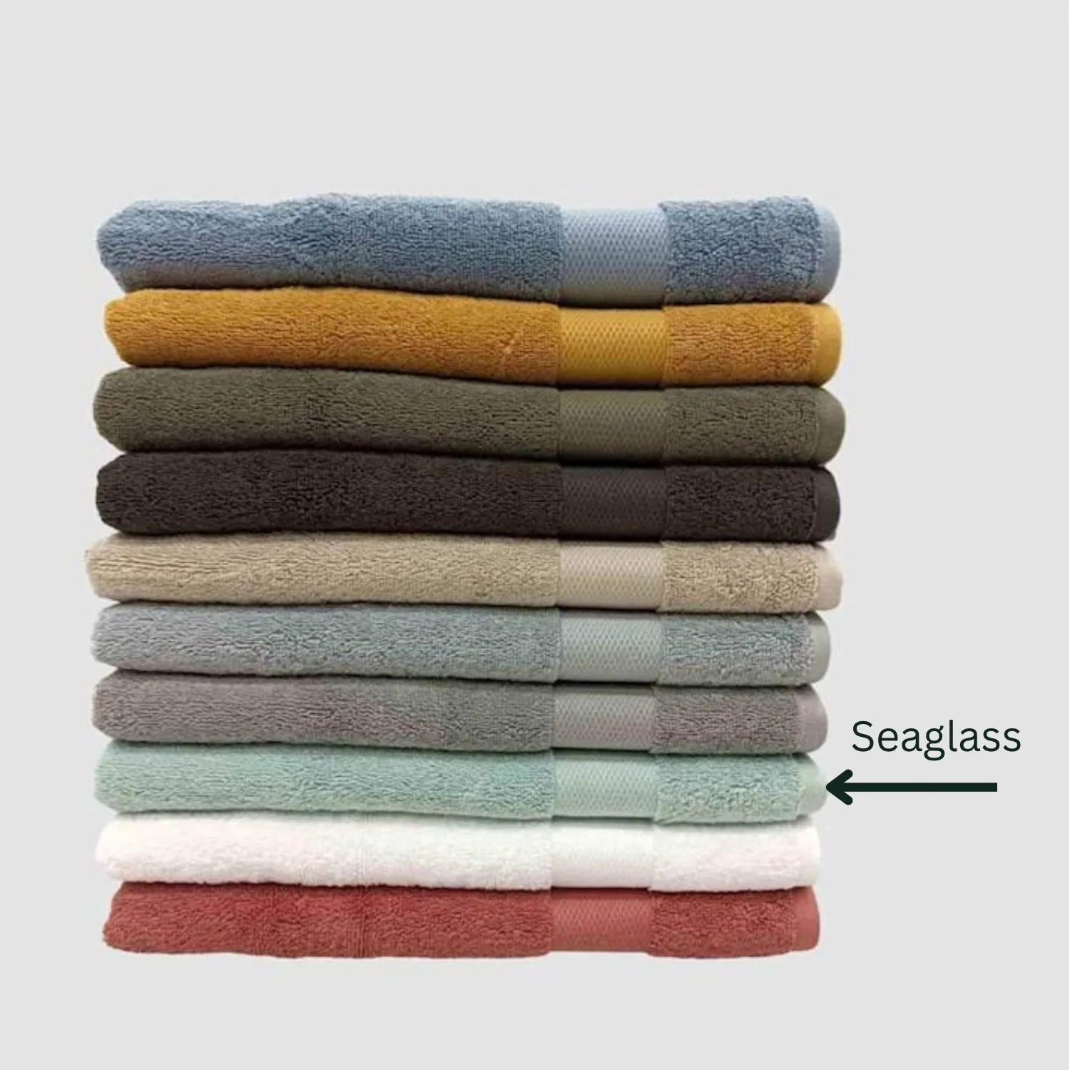 Galaxy Big N Soft Spa Towel Seaglass - 86cm x 160cm