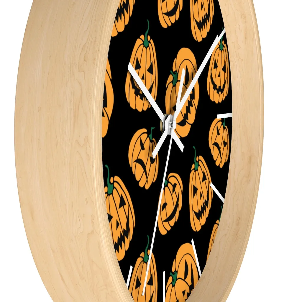 Jack-O-Lanterns Wall Clock