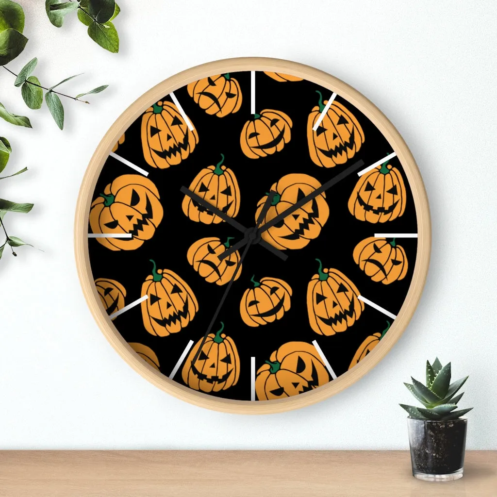 Jack-O-Lanterns Wall Clock