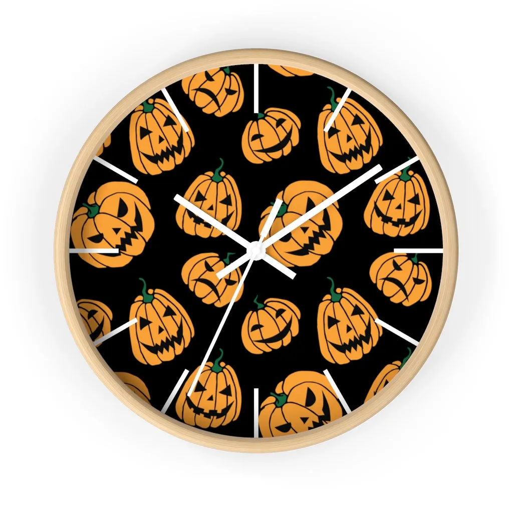 Jack-O-Lanterns Wall Clock