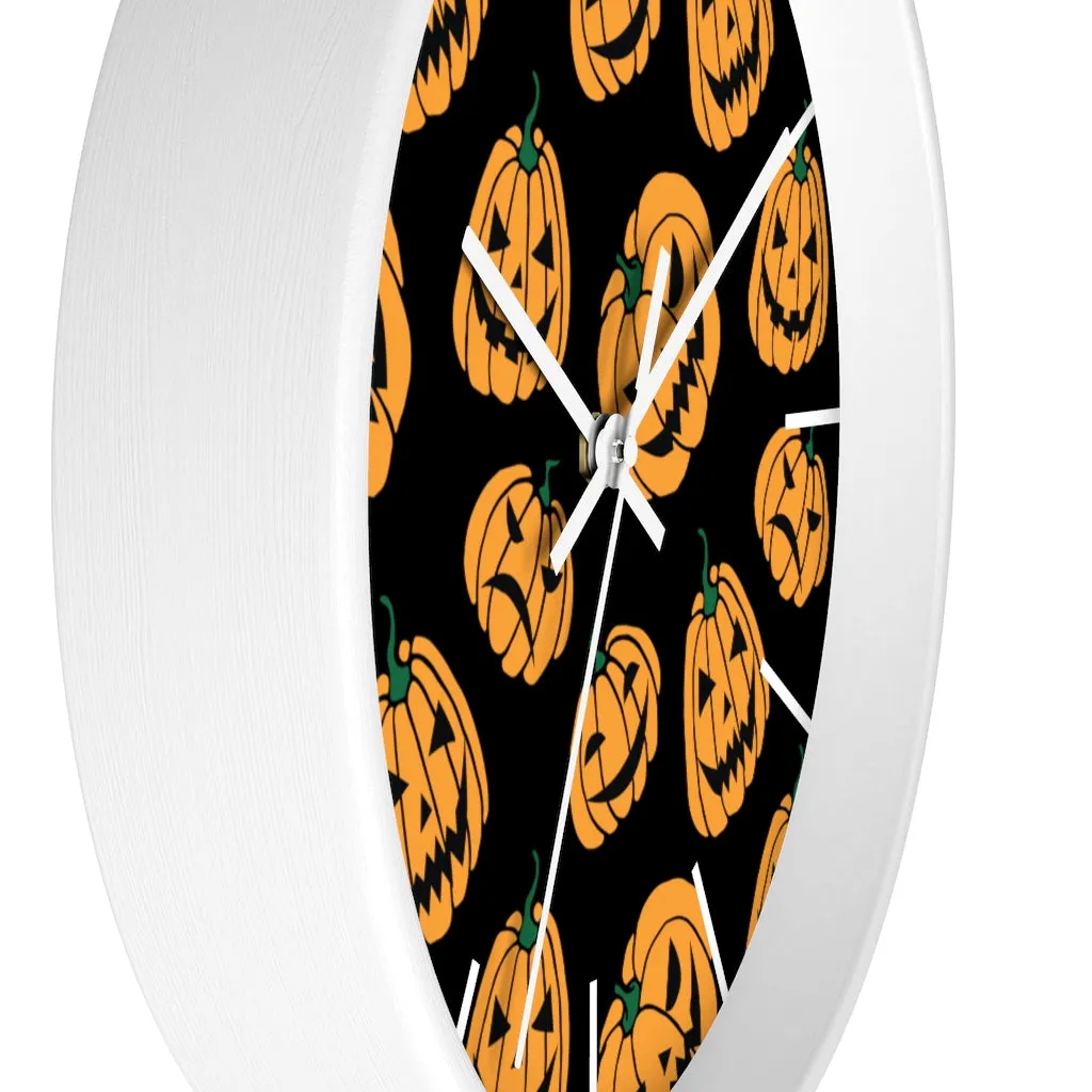 Jack-O-Lanterns Wall Clock