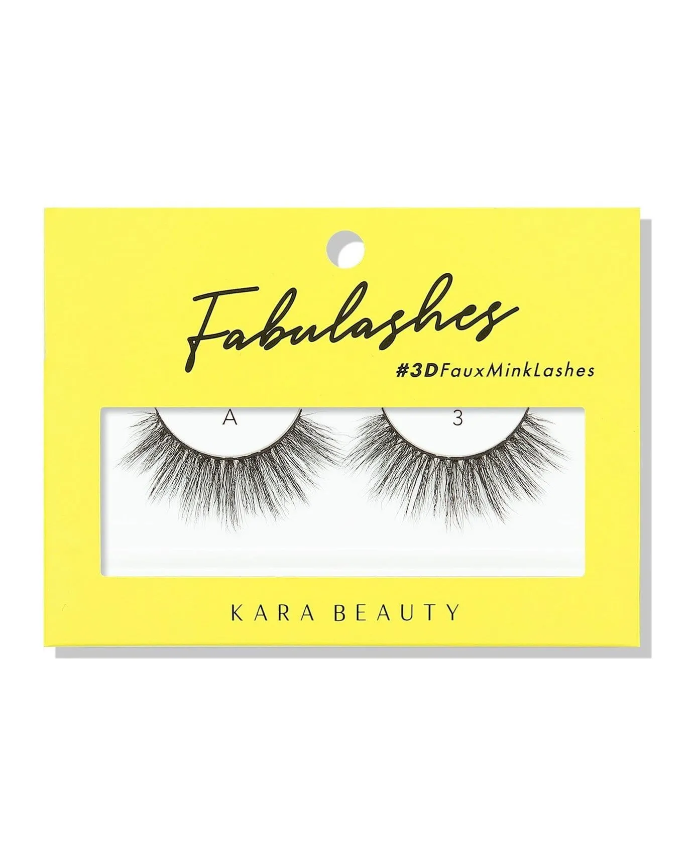 Kara Beauty 3D Faux Mink Eyelashes-A3