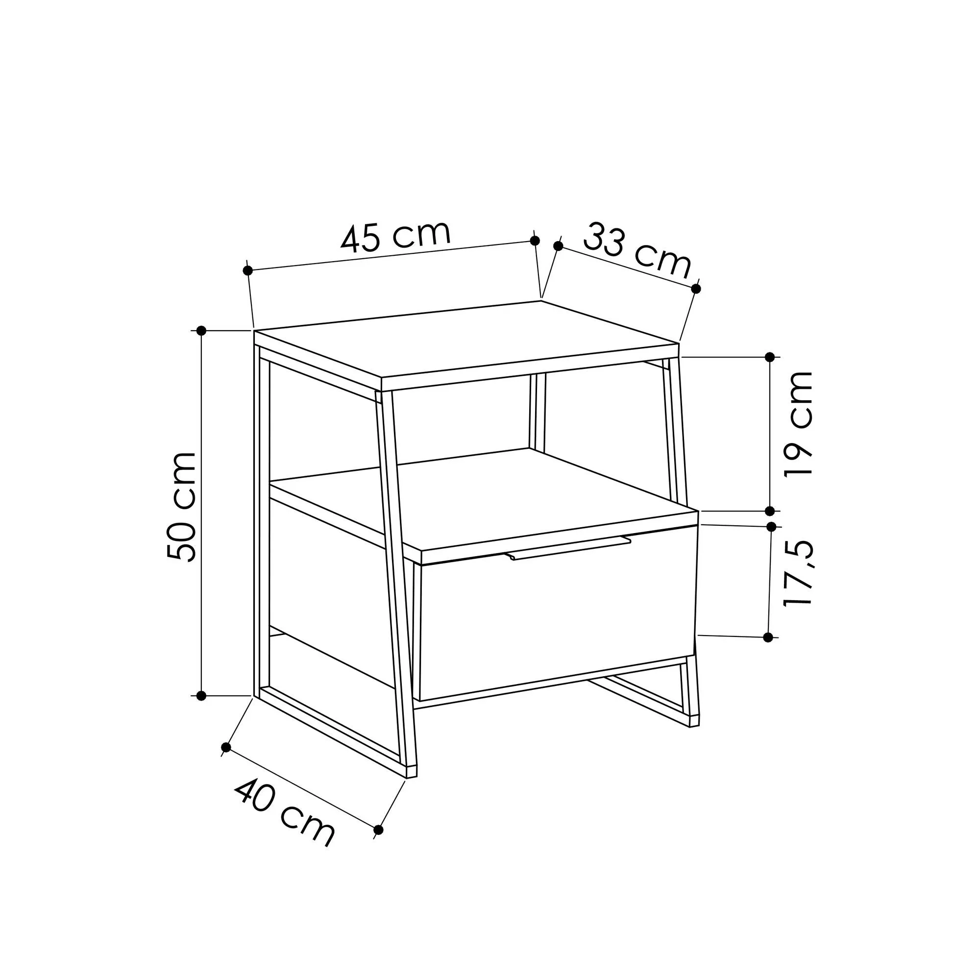 Nightstand Pal - Grey