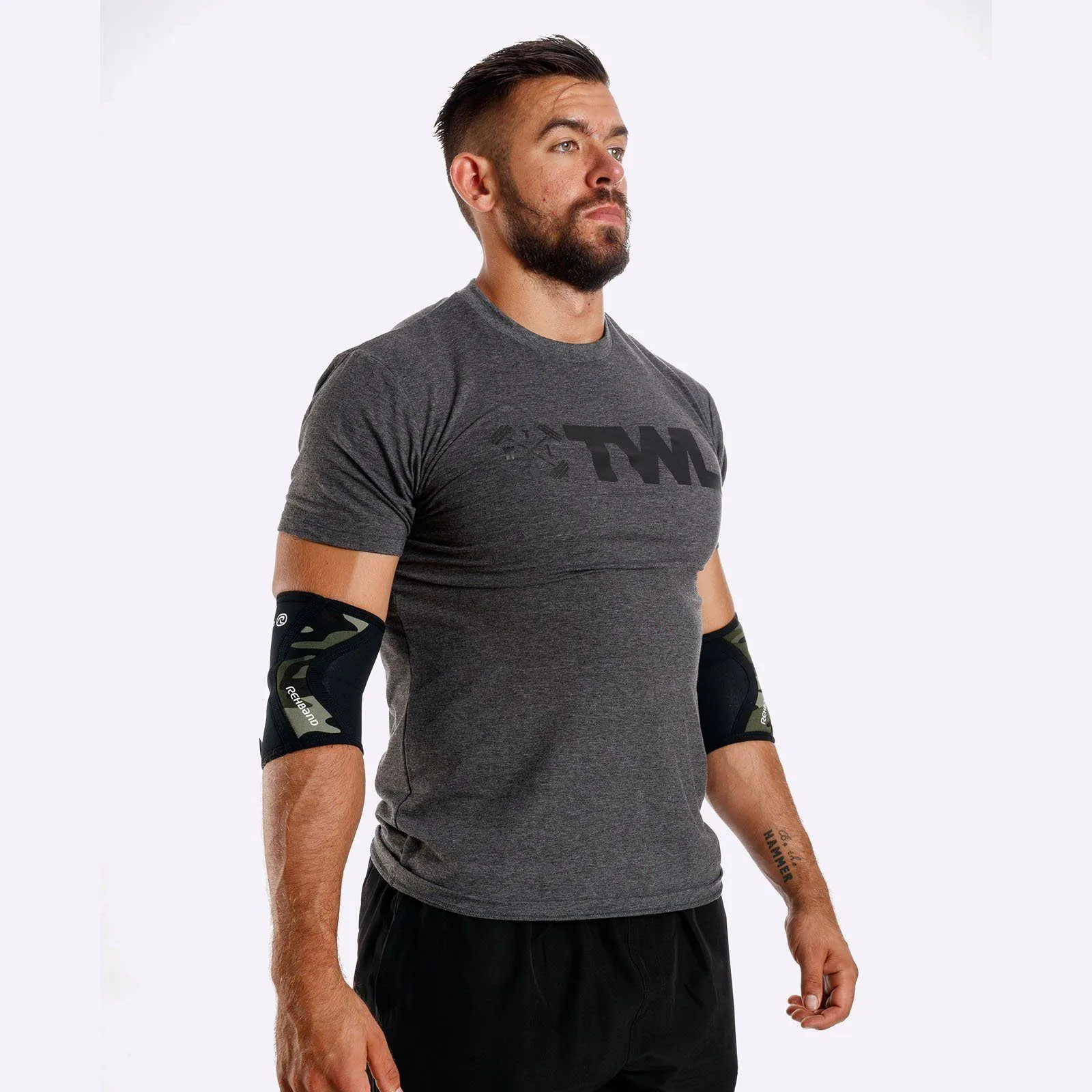 Rehband RX Elbow Sleeve - 5mm - Camo - SINGLE