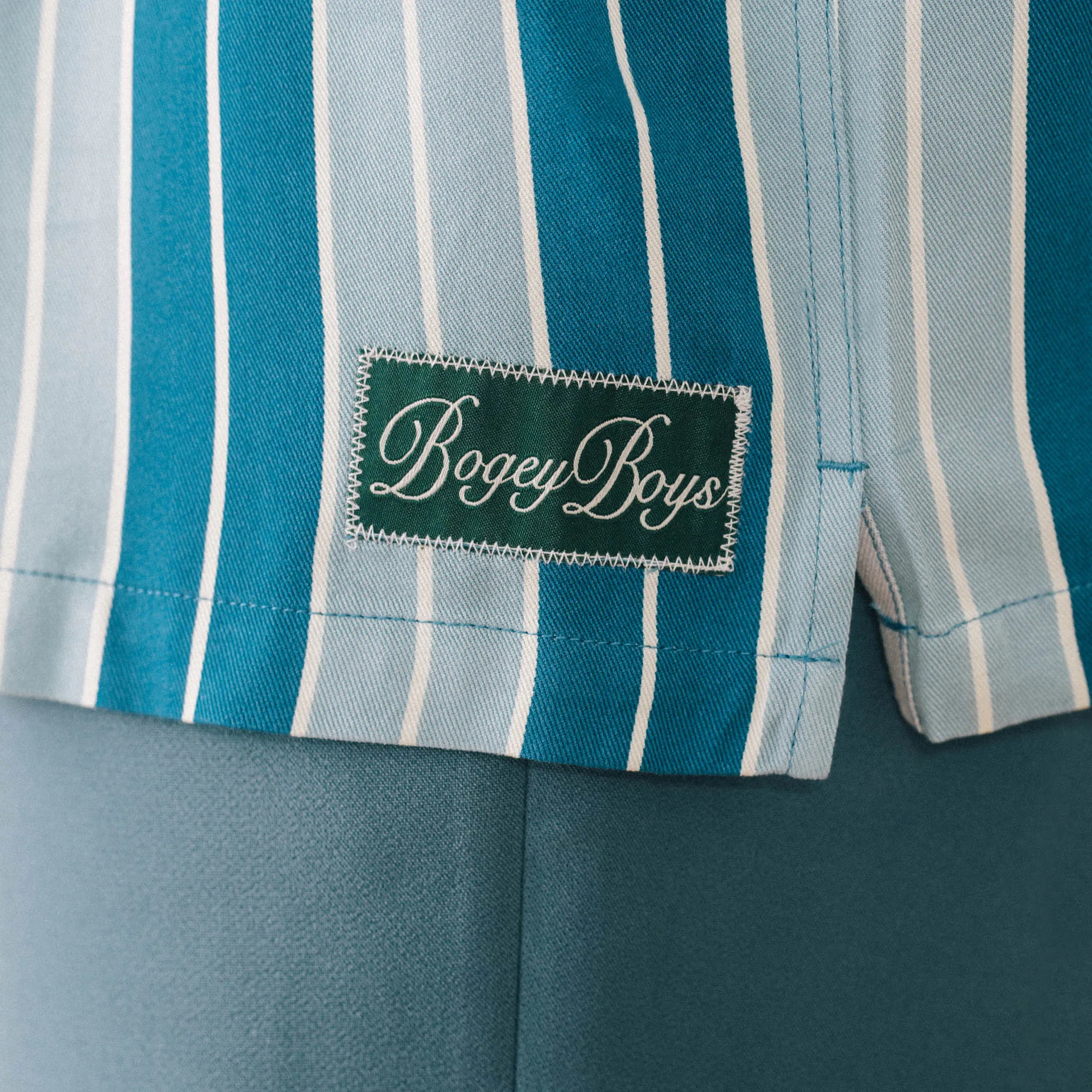 Stripes Button Up - Blue