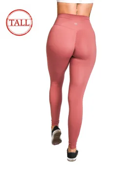 Tall 31" Effortless Scrunch Leggings- Sunkissed Coral