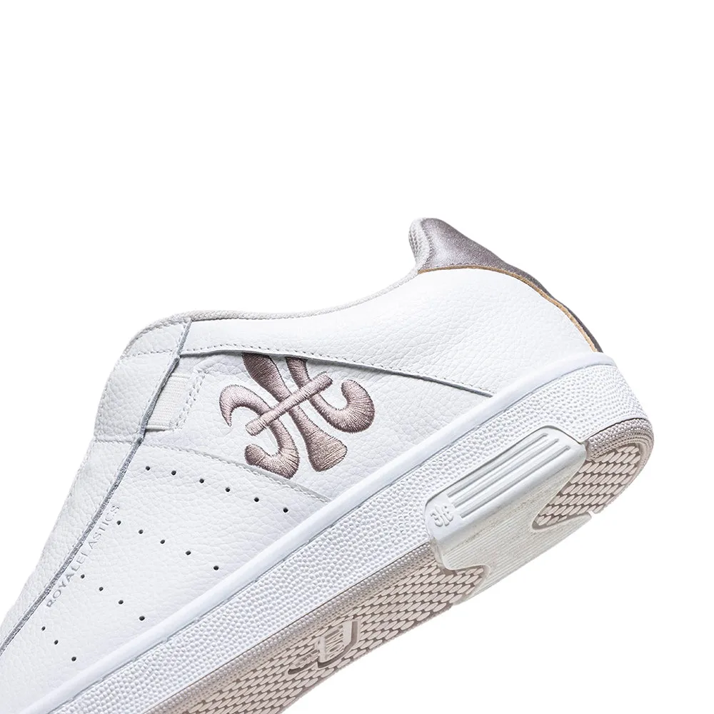 Women's Icon OG White Gold Logo Leather Sneakers 91942-008